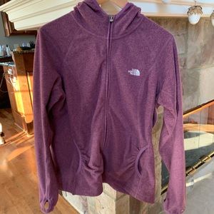 North Face fleece hoodie